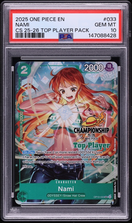 2025 One Piece Japanese Heroines Edition Alt Art Nami #EB03-053