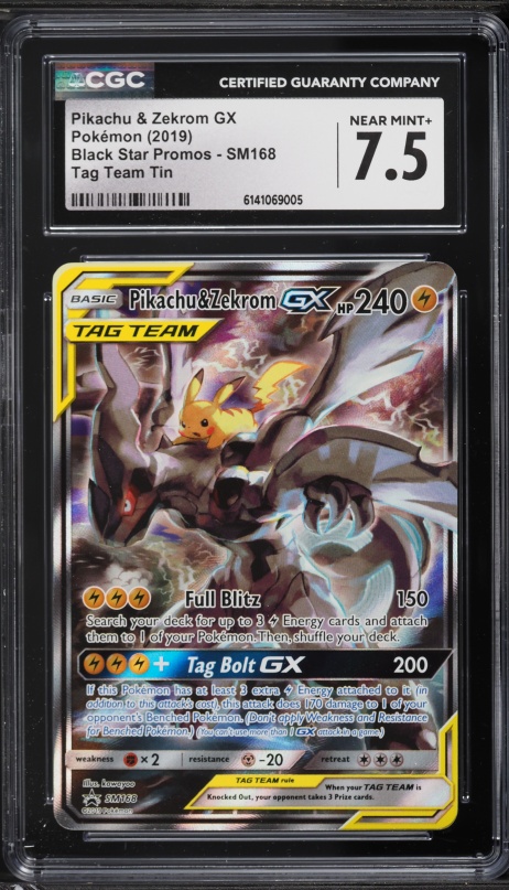 2024 Pokemon Chinese SV Promo 5th Premium Pikachu & Zekrom Gx #157