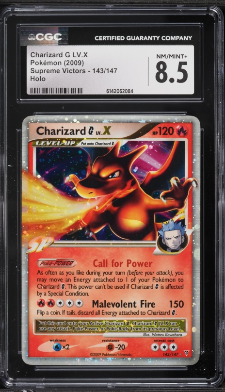 2009 Pokemon Japanese Half Deck 1st Edition Holo Charizard G Lv.X