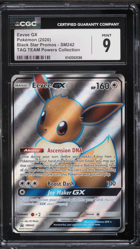 2019 Pokemon Japanese SM Tag Team GX All Stars Full Art Eevee GX
