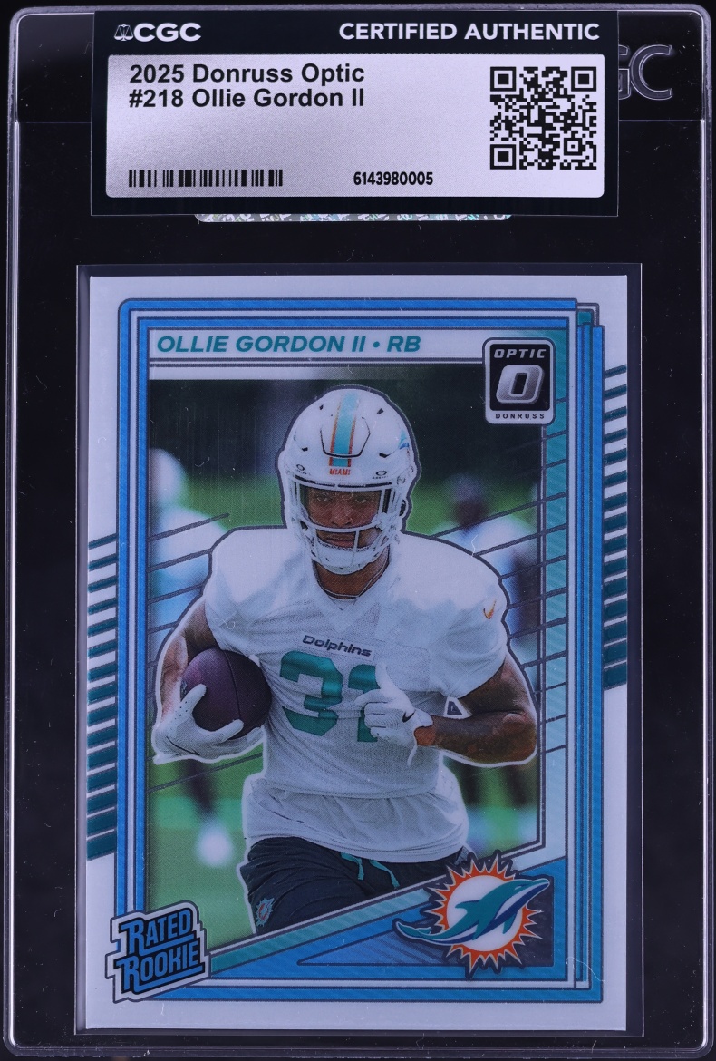 2025 Donruss Optic Ollie Gordon II ROOKIE #218 CGC AUTH