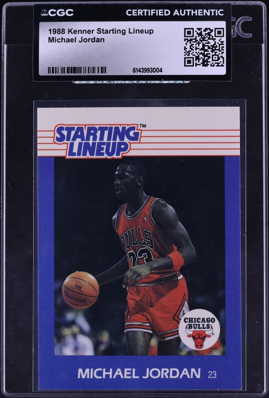 1988 Kenner Starting Lineup NBA Michael Jordan CAS 75+ on Fanatics