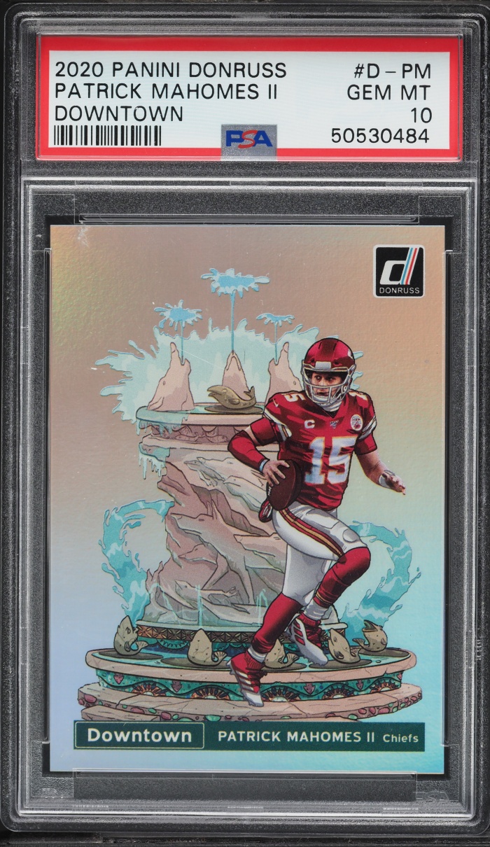 2020 Donruss Downtown Patrick Mahomes II #D-PM PSA 10 GEM MINT