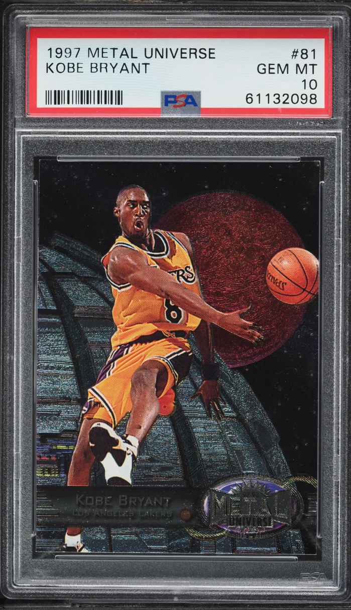1997 Metal Universe Kobe Bryant #81 PSA 10 GEM MINT
