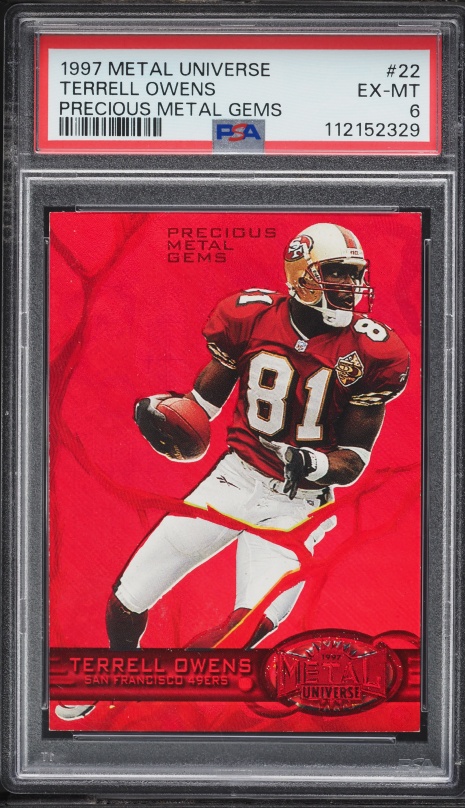 1997 Metal Universe Precious Metal Gems Dennis Rodman PMG RED /100