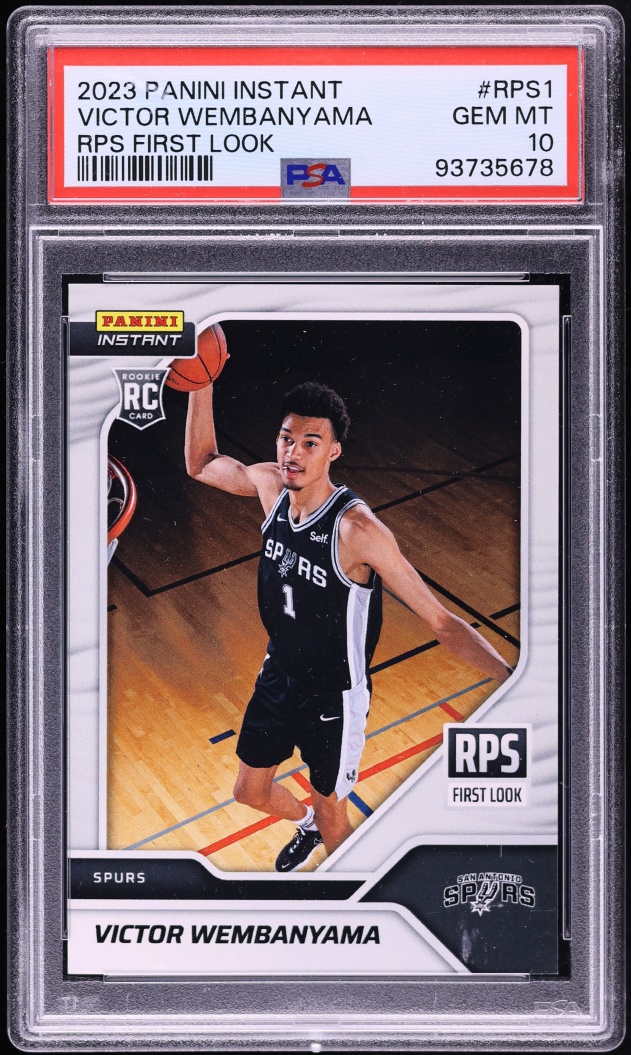 2023 Panini Instant RPS First Look Victor Wembanyama ROOKIE /16791 #RPS-1 PSA 10 GEM
