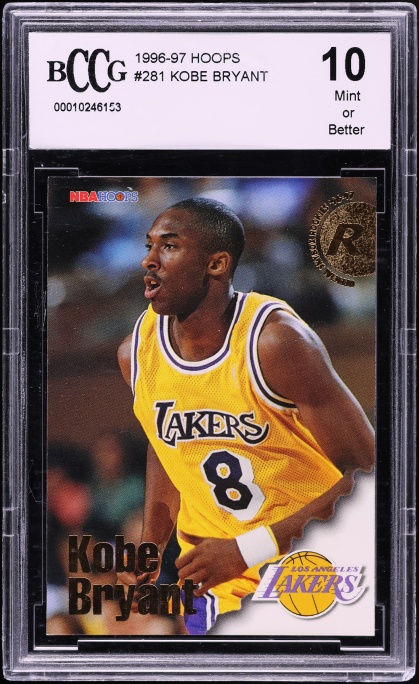 1996 Skybox Z-Force Kobe Bryant ROOKIE #142 BGS 9 MINT on Fanatics