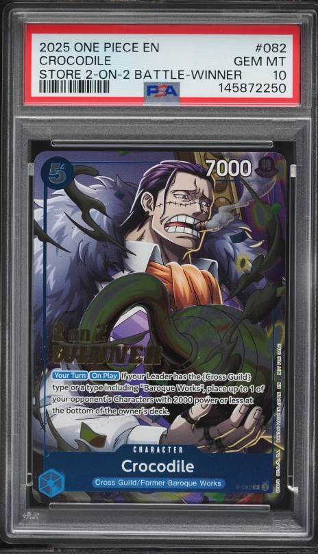 2025 One Piece Japanese The Azure Sea's Seven SEC Crocodile #OP14