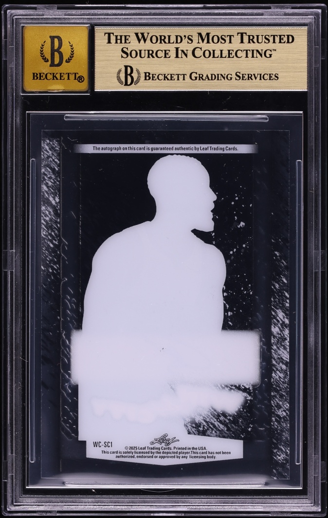 2025 Leaf Metal Sports Heroes Win City Acetate Silver Stephen Curry AUTO /8 #WCASC1 BGS 9.5 GEM