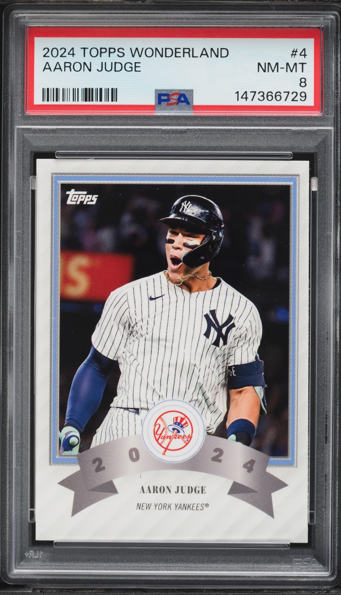 2024 Topps Wonderland Aaron Judge #4 PSA 8 NM-MT