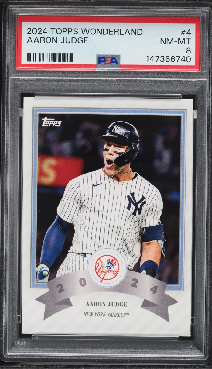 2024 Topps Wonderland Aaron Judge #4 PSA 8 NM-MT