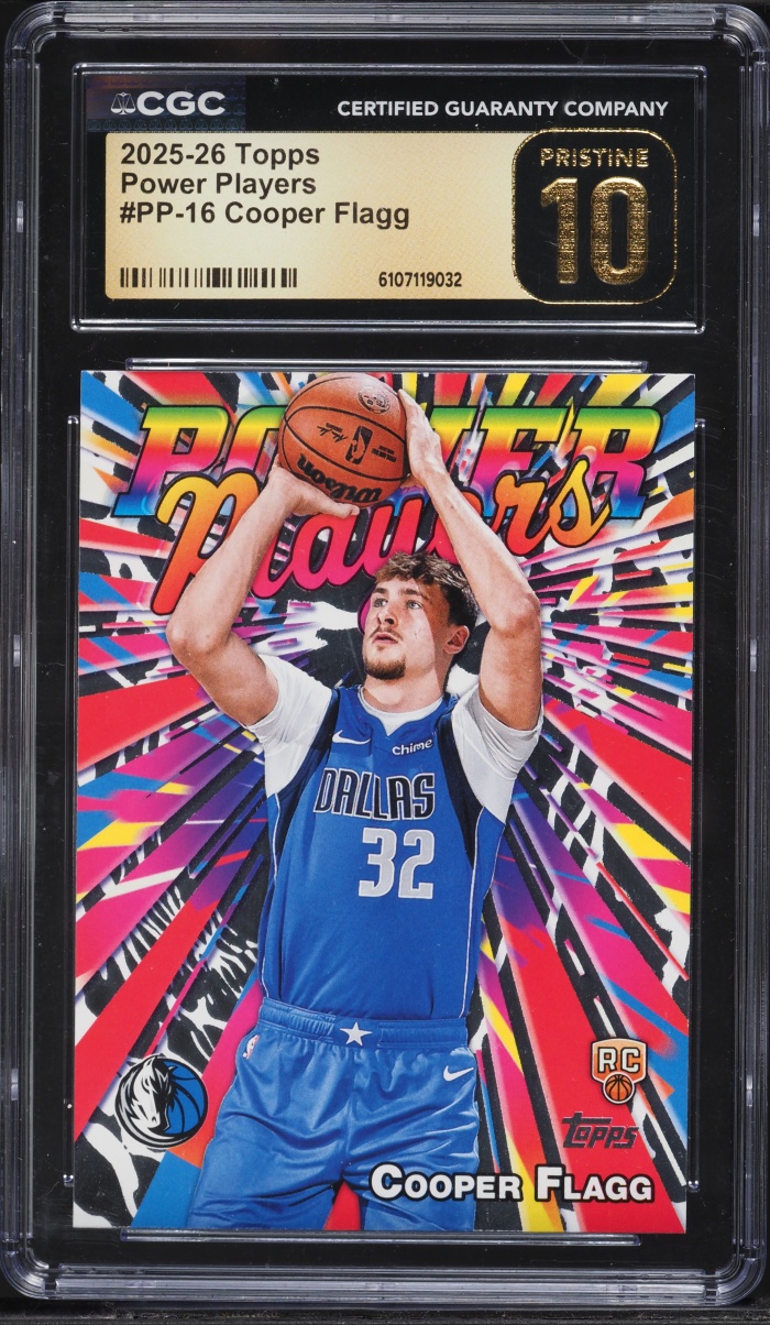 2025 Topps Power Players Cooper Flagg ROOKIE #PP-16 CGC 10 PRISTINE