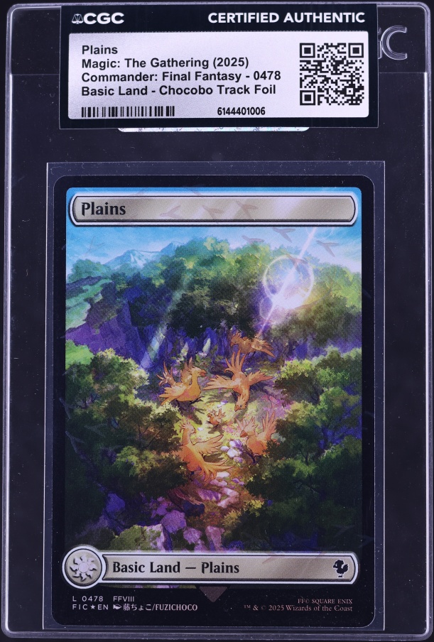 2025 Magic The Gathering MTG Edge Of Eternities Basic Land Foil Plains #0262 CGC 9 MINT on Fanatics Collect 2025 Magic The Gathering MTG Edge Of Eternities Basic Land Foil Plains #0262 CGC 9 MINT on Fanatics Collect
