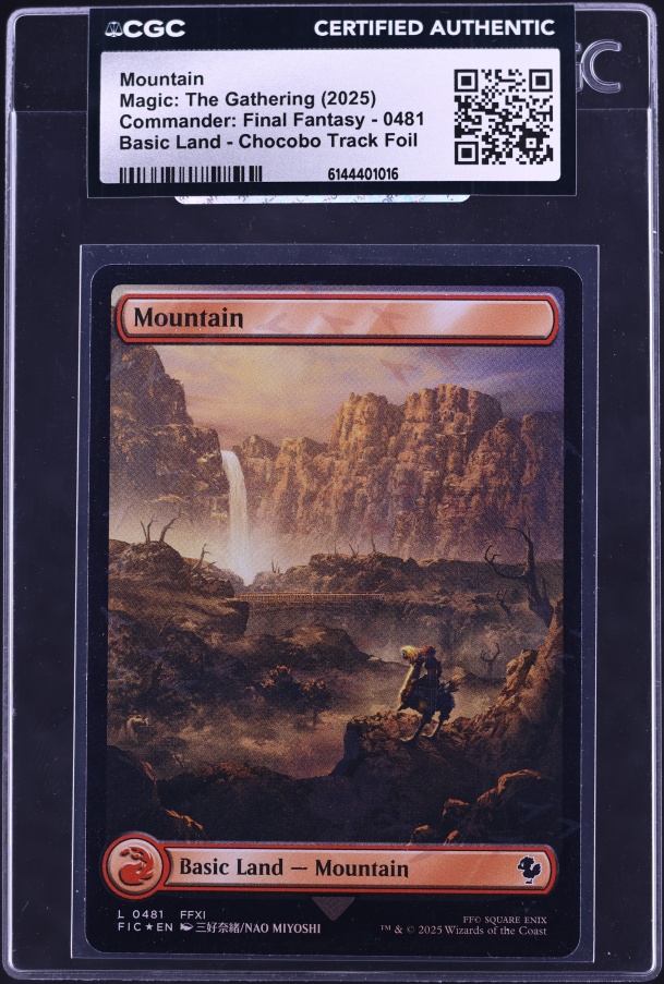 mtg final fantasy mountain Mountain [303] [Full Art] [FINAL FANTASY] [Foil] – Face to Face Games main image 1