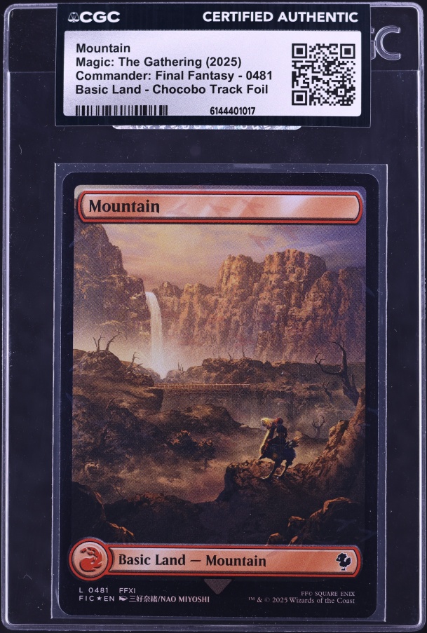 mountain final fantasy mtg MOUNTAIN (FULL ART) (304) X4