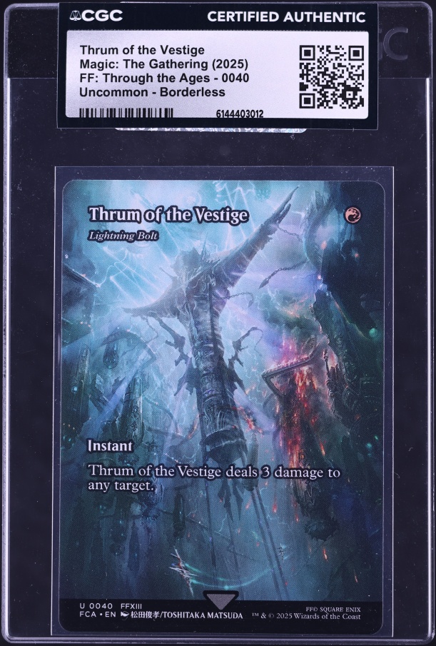 mtg final fantasy thrum of the vestige 2025 MAGIC GATHERING THE # U 0040 U CTKollectables draw X cards Thrum of the Vestige -