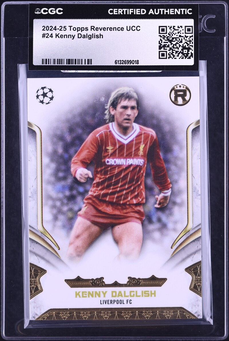 2024 Topps Reverence UEFA Club Competitions Kenny Dalglish #24 CGC AUTH