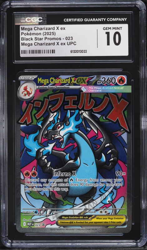 2025 ポケモン メガリザードンX ex #223 Gem Mint 10 2025 Pokemon Japanese Mega Dream Ex MA Mega Charizard X Ex #223
