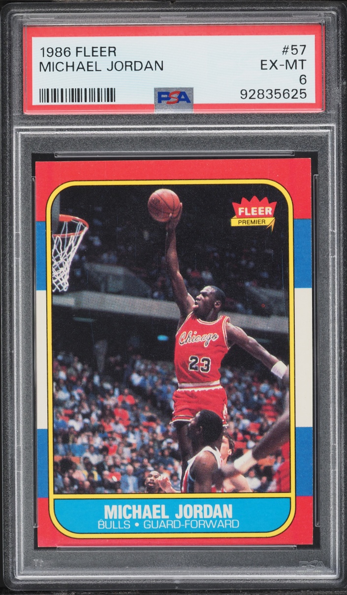 1986 Fleer Michael Jordan 57