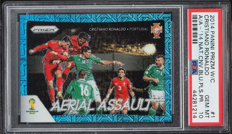 2006 Panini World Cup Germany Sticker Cristiano Ronaldo #298 PSA