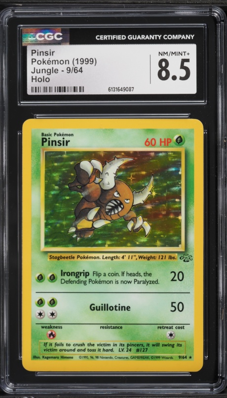 shiny pinsir pokemon card 2024 SHINY POKEMON Card #127 PINSIR Kanto Peru Edition Foil