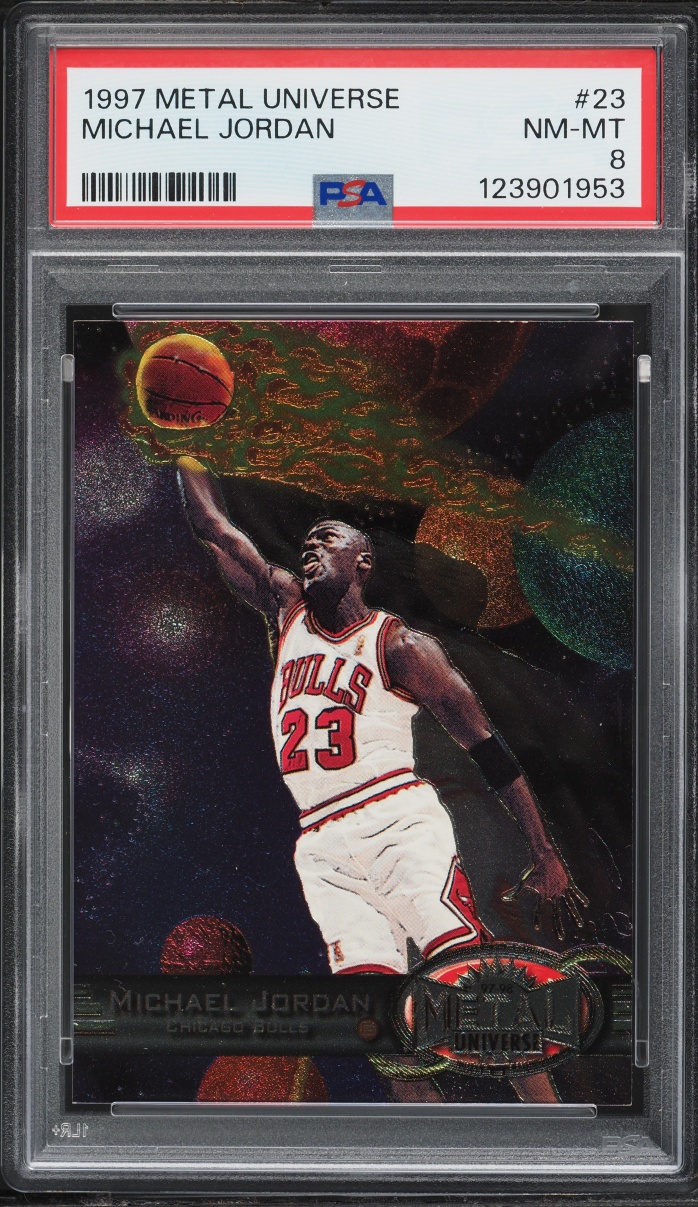 その他 PSA8 1997 l Universe Michael Jordan 1997 Metal Universe Michael Jordan Base #23 PSA 8 | Card Ladder