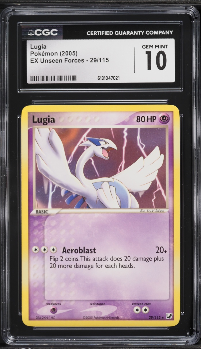 2005 Pokemon EX Unseen Forces Lugia #29 CGC 10 GEM MINT