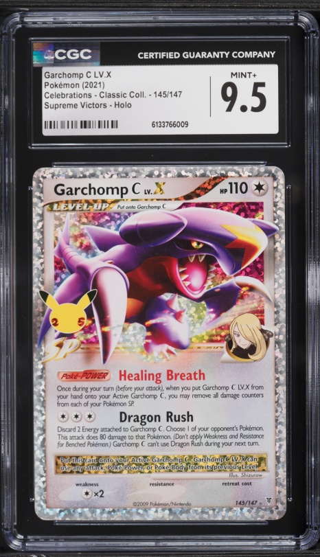 2021 Pokemon Japanese 25th Anniversary Promo Garchomp LvX #18 BGS