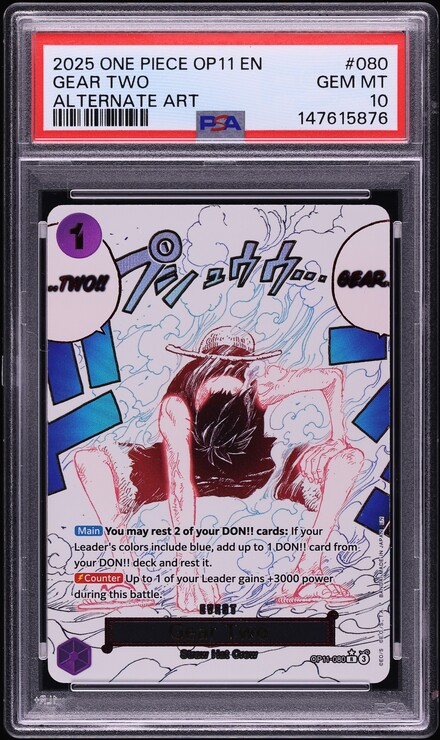 2025 One Piece A Fist Of Divine Speed Alt Art Honesty Impact #OP11