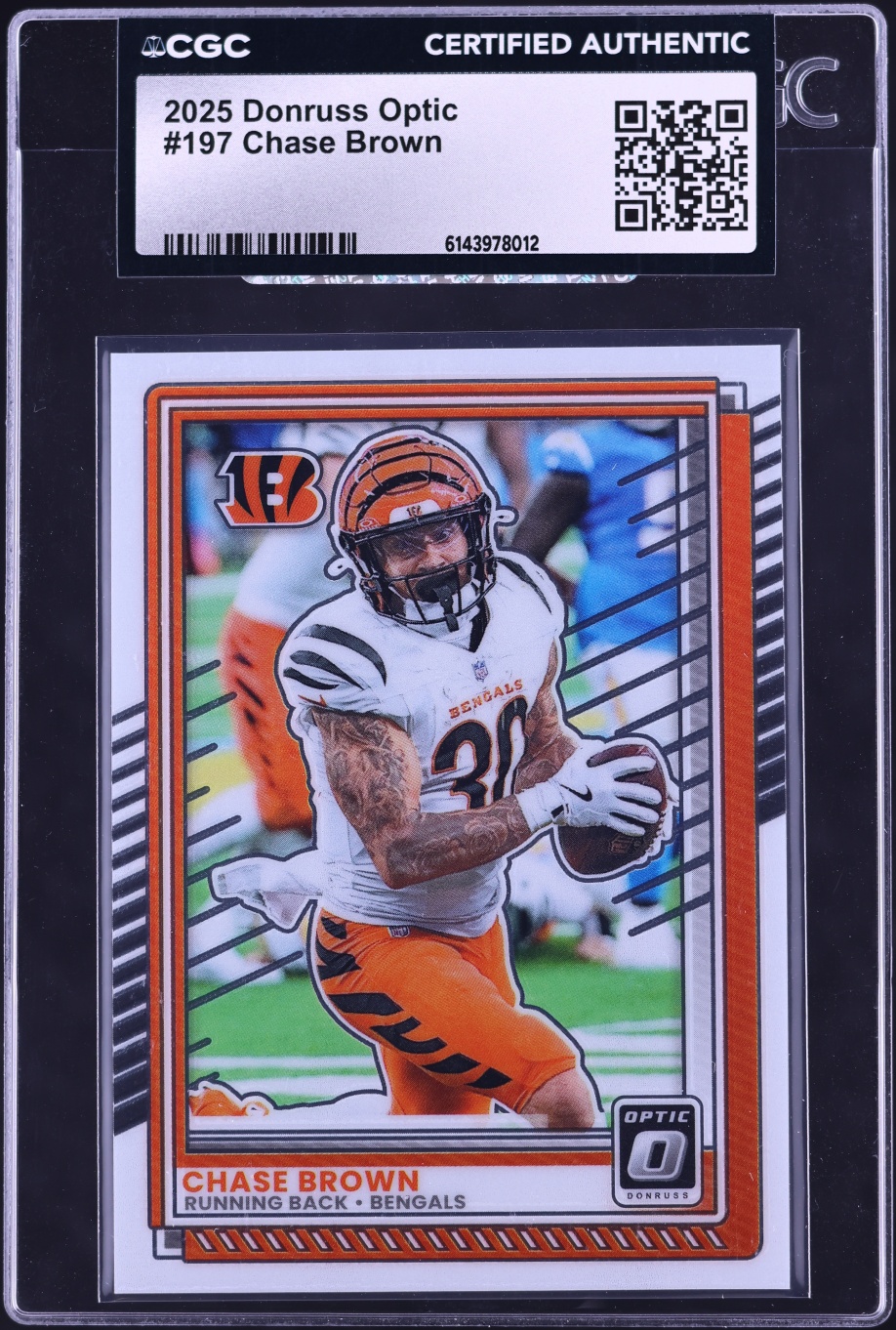 2025 Donruss Optic Chase Brown #197 CGC AUTH