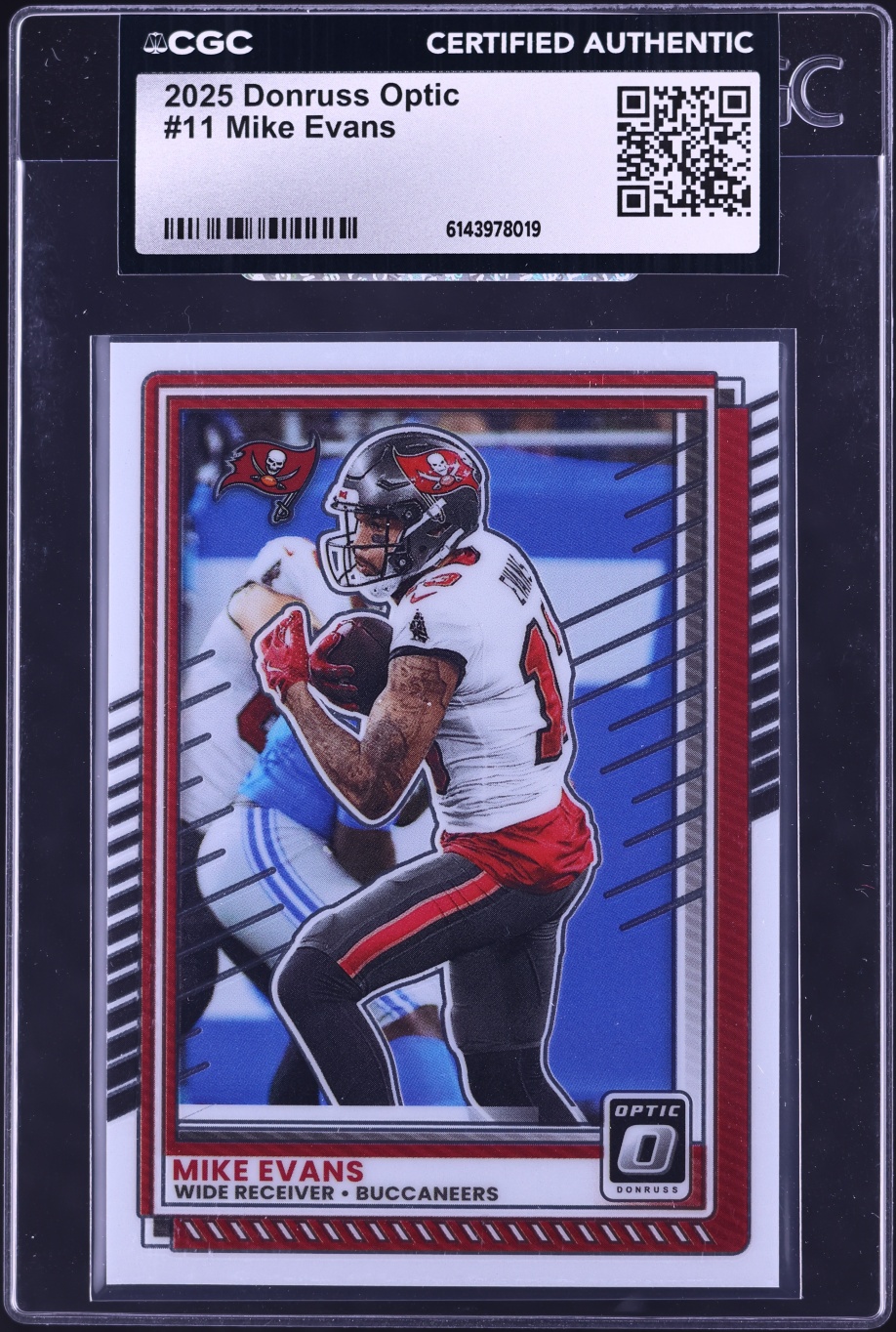 2025 Donruss Optic Mike Evans #11 CGC AUTH