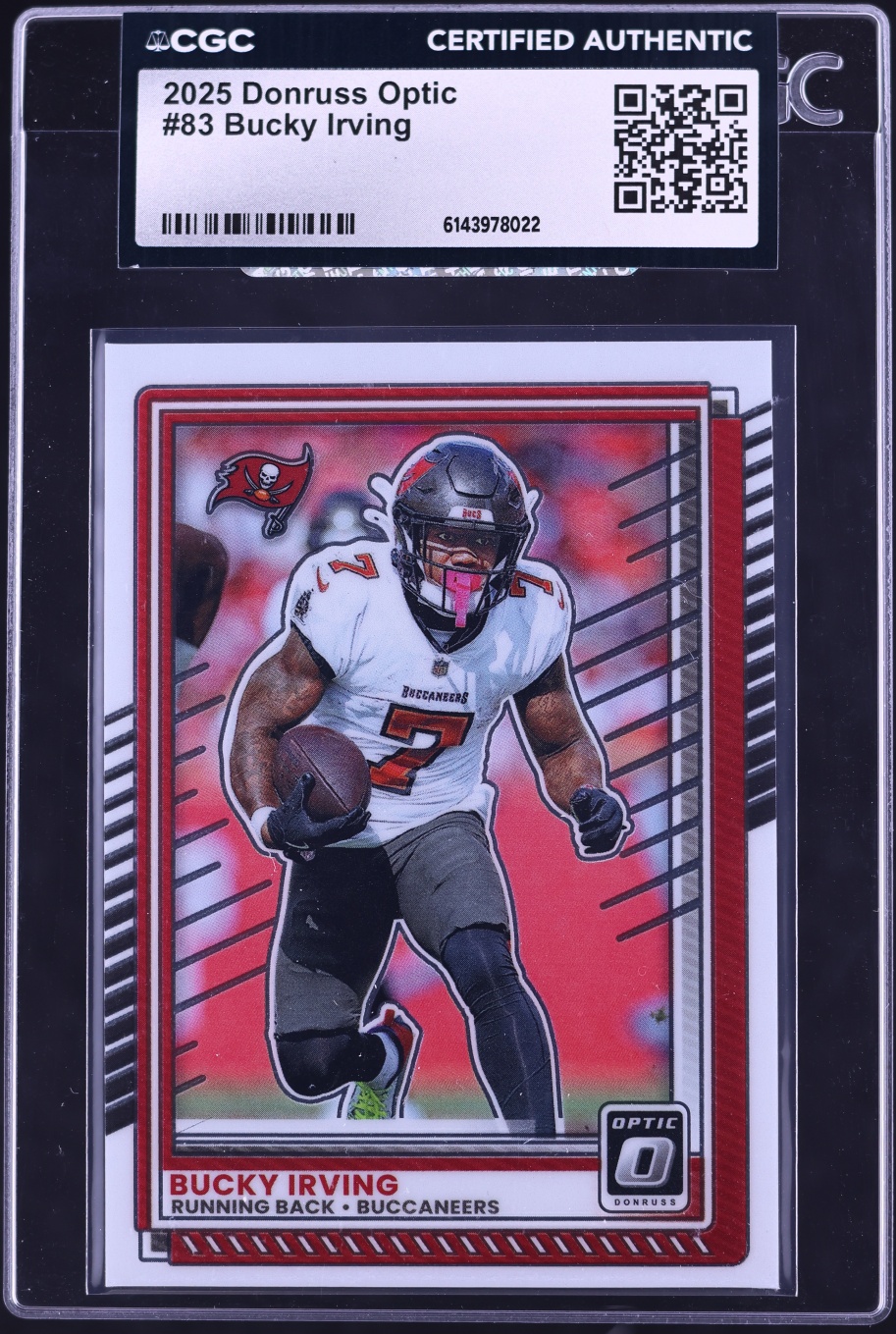 2025 Donruss Optic Bucky Irving #83 CGC AUTH