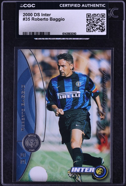 1999 Panini Soccer Roberto Baggio #39 PSA 10 GEM MINT on Fanatics