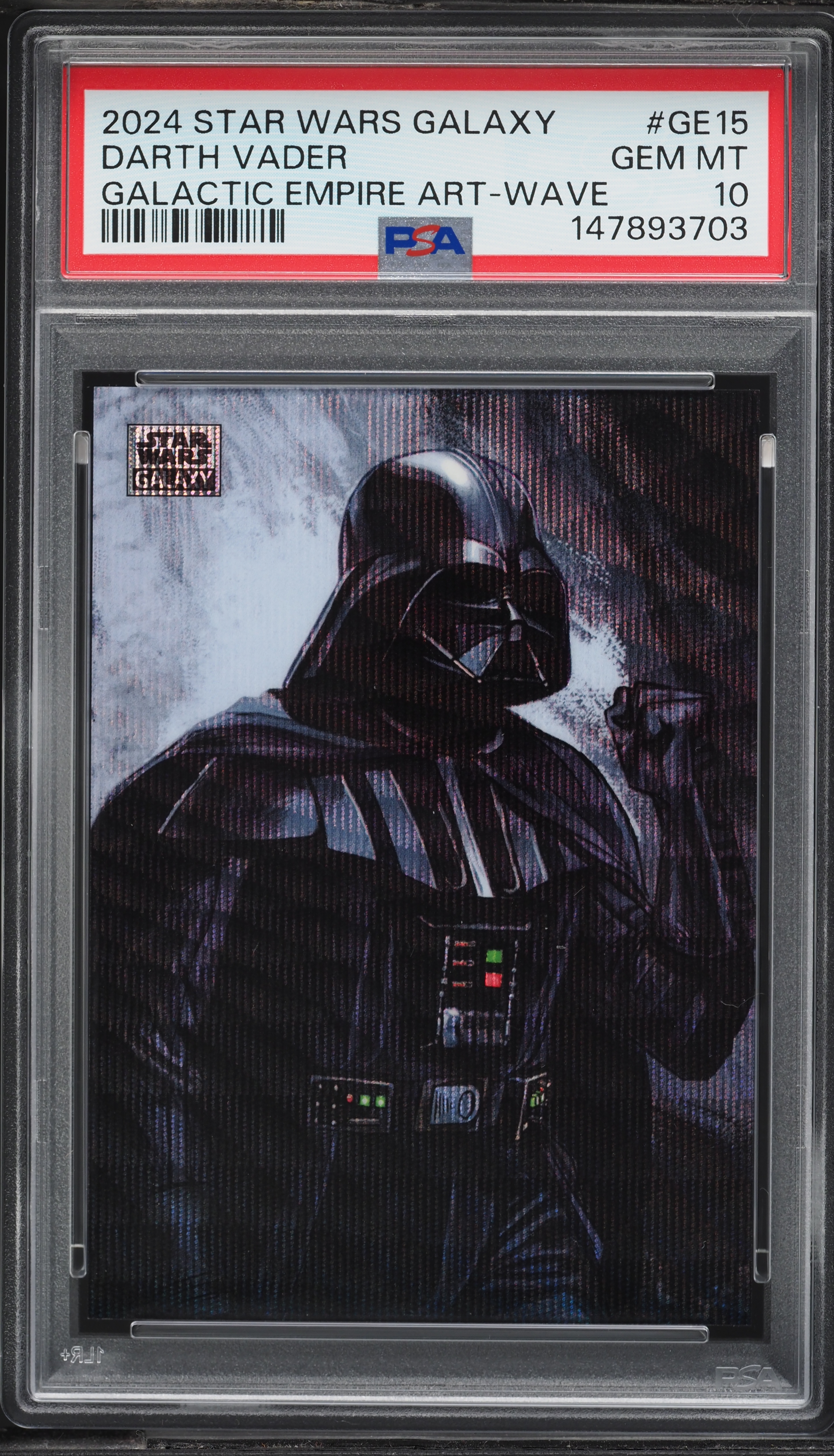 2024 Topps Chrome Star Wars Galaxy Galactic Empire Art Wave Darth