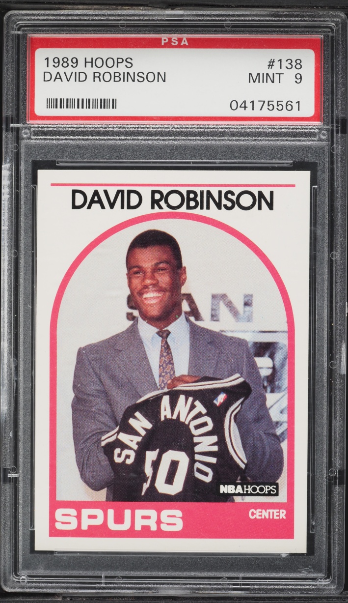 1989 Hoops David Robinson ROOKIE #138 PSA 9 MINT