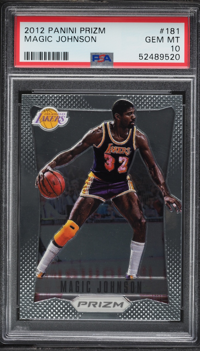 2012 Panini Prizm Magic Johnson #181 PSA 10 GEM MINT