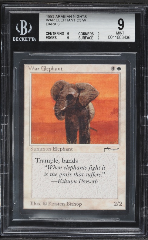 Elephant Graveyard [Arabian Nights] - Moderately Played on