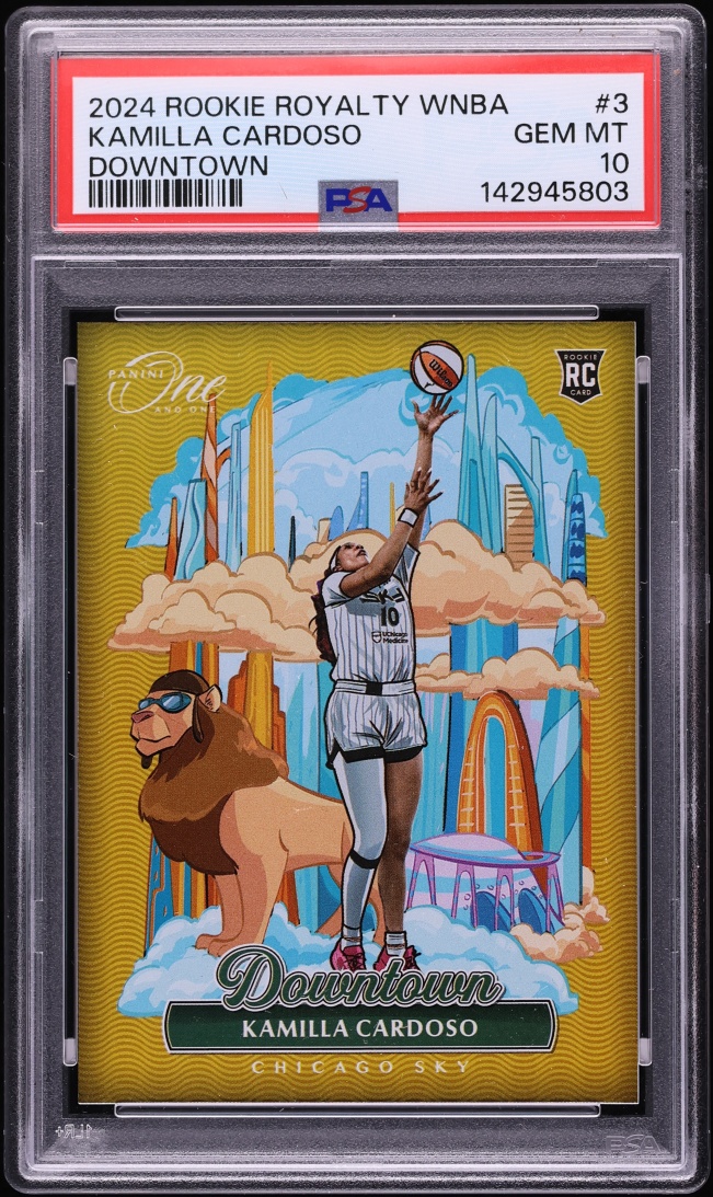 2024 Panini One And One Royalty WNBA Downtown Kamilla Cardoso ROOKIE #3 PSA 10 GEM MINT