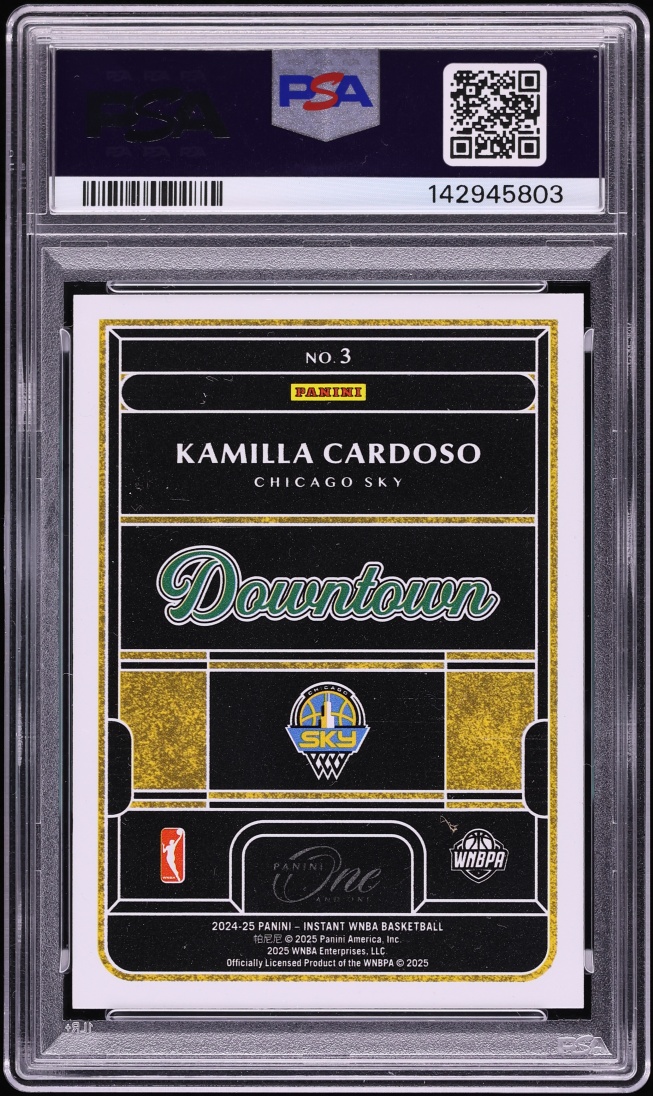 2024 Panini One And One Royalty WNBA Downtown Kamilla Cardoso ROOKIE #3 PSA 10 GEM MINT