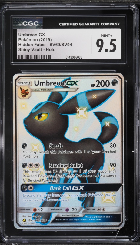 Pokemon Hidden Fates Umbreon GX SV69