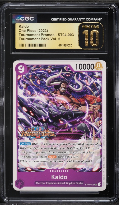 2023 One Piece Japanese Flagship Battle Winner Kaido #OP01-094 BGS