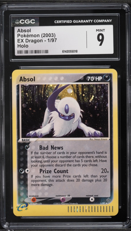 2003 Pokemon Japanese Promo 7-11 Fair Campaign Holo Absol #35 CGC