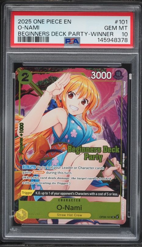 2025 One Piece Japanese Judge Promotion Pack Vol. 1 O-Nami #002