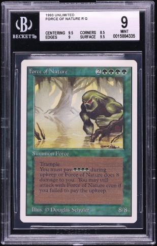 1993 Magic The Gathering MTG Unlimited Tropical Island BGS 9 MINT