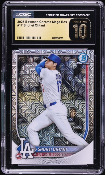 2025 Bowman Chrome Mega Box Shohei Ohtani #17 CGC 10 PRISTINE
