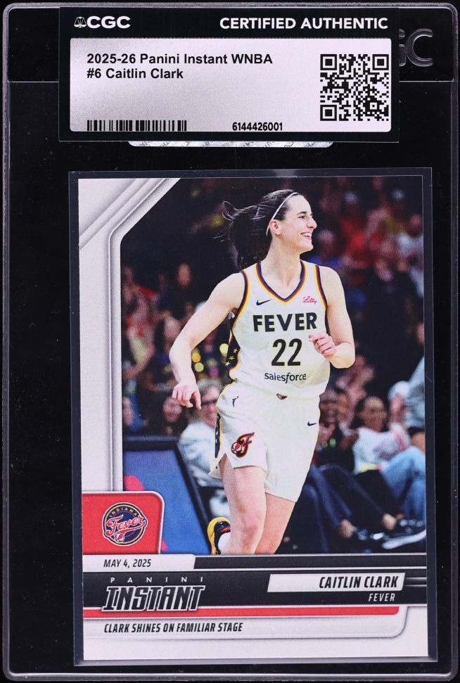 2025 Panini Instant WNBA Caitlin Clark /2597 #6 CGC AUTH