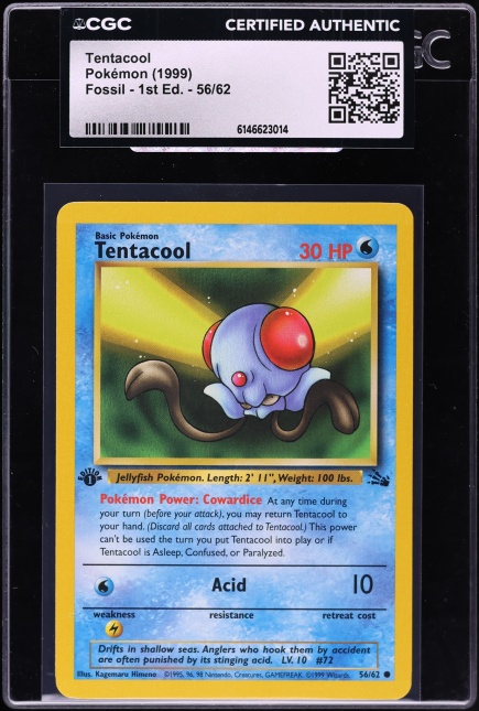 1995 tentacool pokemon card value - Pokmon TCG [W] Supersonic Tentacool | XYPrimal Clash |