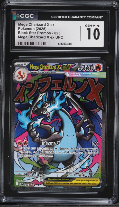 2025 Pokemon Japanese Mega Dream Ex MA Mega Charizard X Ex #223