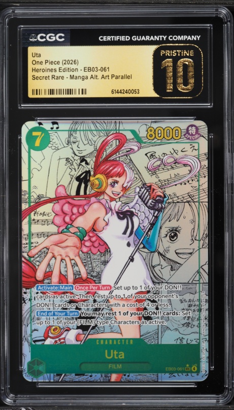 2025 One Piece Japanese Heroines Edition Manga Art Uta #EB03-061