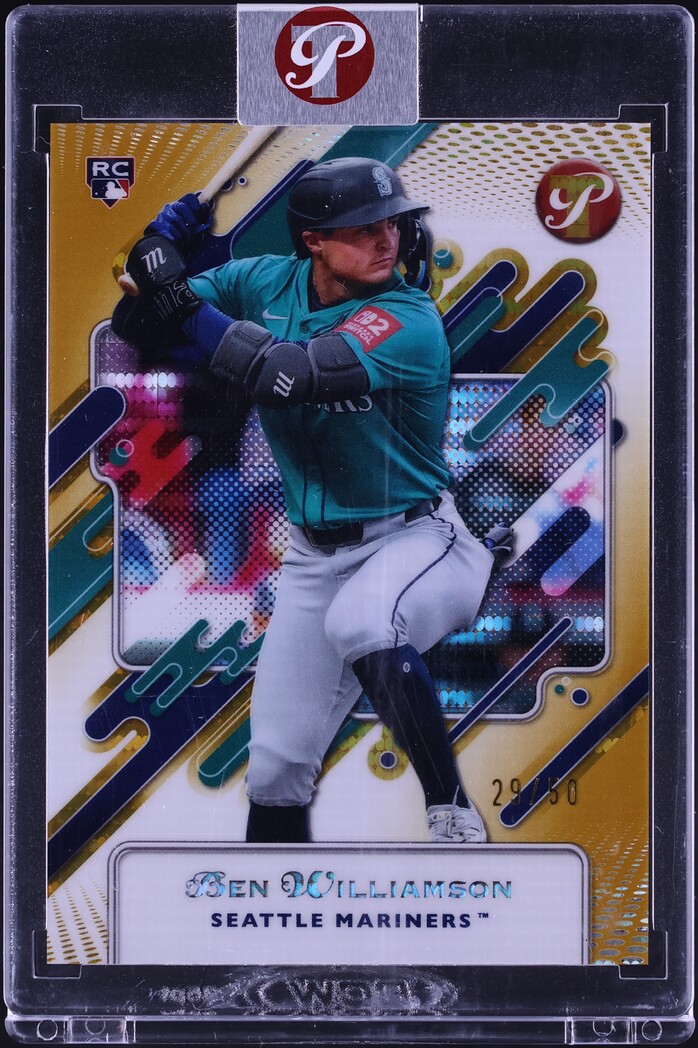 2025 Topps Pristine Gold Refractor Ben Williamson ROOKIE /50 #140